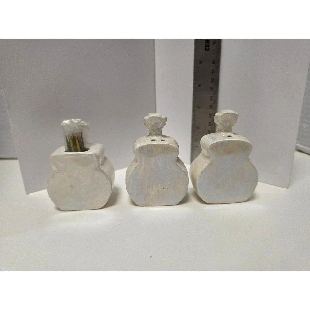 vintage souvenir salt and pepper shakers toothpick holder Opryland USA Nashville